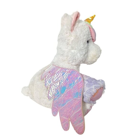 Barbie Dreamtopia Unicorn Talking Plush 10.5" Metallic Wings - Picture 2 of 6